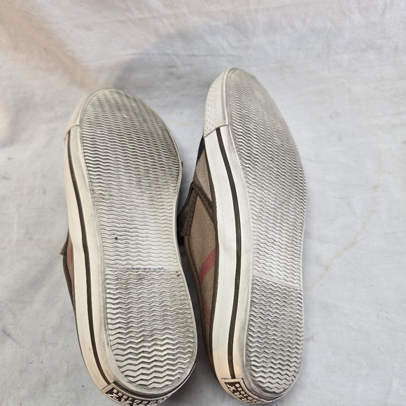 Burberry Women's Size 38 Checker Plaid Slippers Mule Sneaker Slides Shoes - Picture 8 of 8